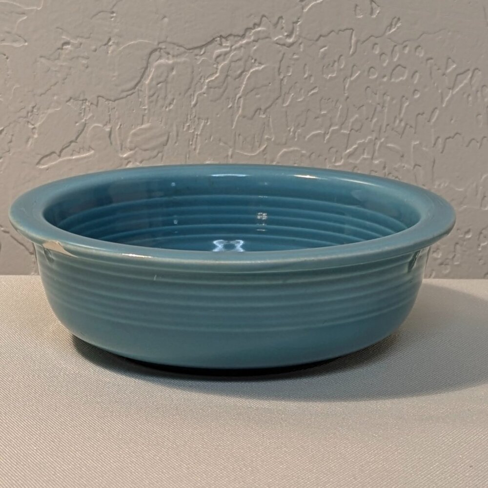 Vintage Fiesta Turquoise 4 3/4" Fruit Bowl, Homer Laughlin 1937-1959